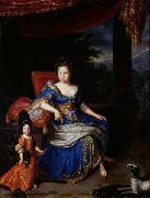 Constantijn Netscher Portrait de la princesse Palatine Sweden oil painting artist